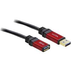 USB A-USB A Kabel DeLock Premium USB A - USB A M-F 3.0 3m