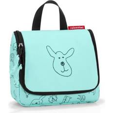 Turkoois Toilettassen Reisenthel toiletbag S kids cats and dogs mint Turquoise