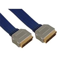 Velleman Flat Scart-Scart 0.5m