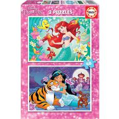 Jigsaw Puzzles Educa Disney Princess Ariel & Jasmine 2x48 Pieces