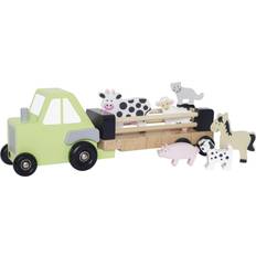 Dyr Lekebiler Jabadabado Tractor with Animals W7151