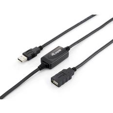 USB A-USB A Kabel Equip Active USB A - USB A M-F 2.0 10m