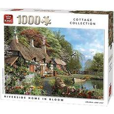 King Cottage Collection Riverside Home in Bloom 1000 Pieces