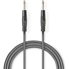 "6.3mm (1/4" TRS) Kabel" Kabels Nedis Unbalanced 6.3mm-6.3mm