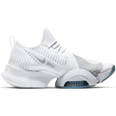 Slip-On - Women Gym & Training Shoes Nike Air Zoom SuperRep W - White/Pure Platinum/Cerulean/Metallic Silver