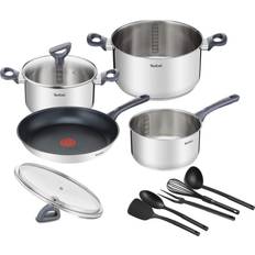 Gusseisen-Kochfeld Set Tefal Daily Cook Set med lock 11 delar