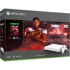 Xbox one 1tb console Microsoft Xbox One X 1TB - NBA 2K20 Special Edition Bundle