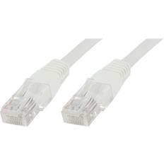 Cat6 15m white MicroConnect UTP Cat6 RJ45 PVC 15m