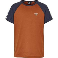 Brown T-shirts Hummel Svend T-shirt S/S - Sierra (204704-8004)