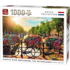 King Dutch Collection Sunrise Over Amsterdam 1000 Pieces