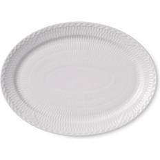 Royal Copenhagen Servicios Royal Copenhagen White Fluted Half Lace Fuente de servicio