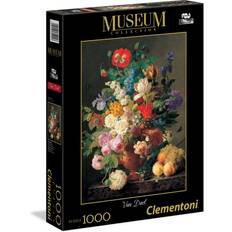 Cartón Accesorios de rompecabezas Clementoni Puzzle 1000pz Van Dael Jarron Con Flores 31415