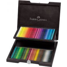 72 Crayons de Couleur Faber-Castell Polychromos Colour Pencil Wood Case of 72