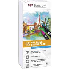 ABT Dual Brush Pen Primary Colours 18-pack