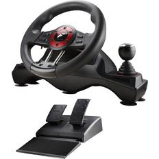 4-in-1 Force Racing steering wheel - Black