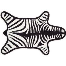 Tæpper & Skind Jonathan Adler Zebra Sort, Hvid 79x112cm