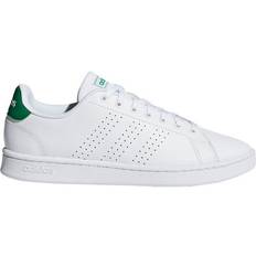 Billig Joggesko adidas Kid's Advantage - Cloud White/Green/Grey Two