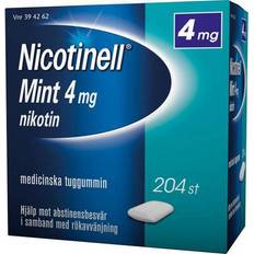 Nicotinell tuggummi Nicotinell Mint 4mg 204 st Tuggummi