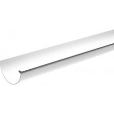 Tagrende plastmo nr 10 hvid Plastmo Hvid Rain Gutter (5110300)