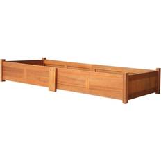 vidaXL Lit Surélevé de Jardin Bois d'acacia 200x50x25 cm - Marron 50x200x25cm