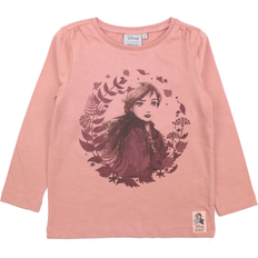 Wheat Anna Leaves Disney T-Shirt - Soft Rouge