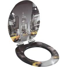 vidaXL MDF New York WC-Istuimen Kansi Soft-close