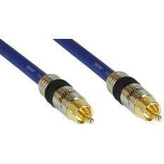 InLine Premium 50 Ohm Coax 1RCA - 1RCA 3m