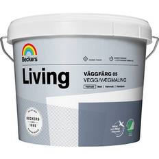 Beckers Täckfärger Målarfärg Beckers Living 05 Väggfärg Vit 0.9L