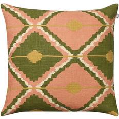 Chhatwal & Jonsson Pune Cushion Cover Green/Spicy Yellow/Rose (50x50cm)