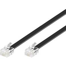 MicroConnect Flat RJ12-RJ12 10m