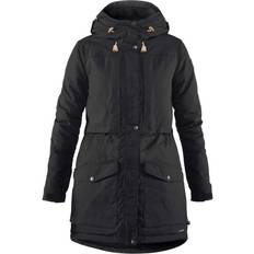 Wolle Jacken Fjällräven Singi Wool Padded Parka W - Black