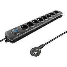 Surge protector Qoltec 50113 8-way 1.8m