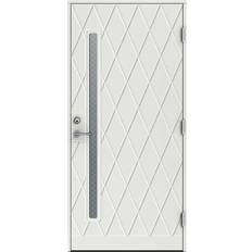 Dörr brandklassad 10x21 Diplomat Vanja Ytterdörr Klarglas S 0502-Y H (100x210cm)