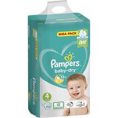 Pampers Baby Dry Nappies Size 4 9-14kg 132pcs