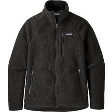 Men's Retro Pile Fleece Jacket - Black