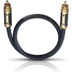 Oehlbach XXL Black Connection RCA-RCA 1m