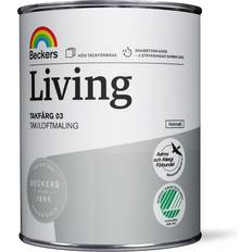 Beckers living Beckers Living 03 Takfärg Vit 1L