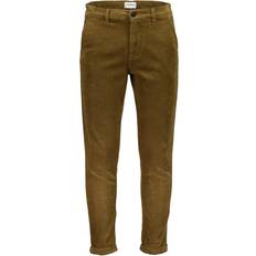 Herr - Manchesterbyxor Lindbergh White Trousers - Sand