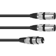 Omnitronic XLR-2XLR M-F 3m