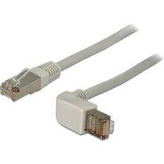 DeLock Cat6a S/STP RJ45 - Angled RJ45 M-M 1m