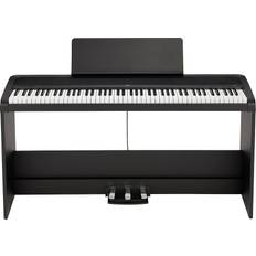 Digital piano Korg B2SP 88-Key Digital Home Piano with Stand and Three-Pedal System, Black