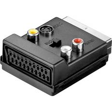 Goobay Scart - Scart/3RCA/Din mini M-F Adapter