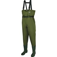 DAM Hydroforce Nylon Taslan Chest Wader Bootfoot Green 40-M Stivali scafandro