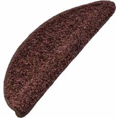 Stair Carpets vidaXL 133903 15-Pack Brown 25x65cm