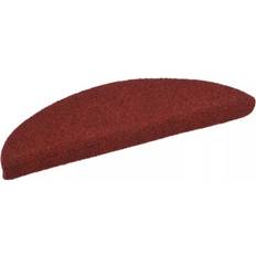 Röda Trappmattor vidaXL 132694 15-Pack Röd 16x54cm