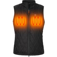 Quiltet vest tøj dame Nordic Heat Heating Quilted Vest Women - Black