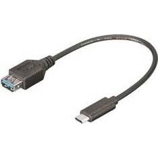 M-CAB USB C-USB A 3.0 M-F Adapter 0.2m