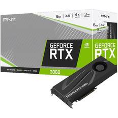 GeForce RTX 2060 Graphics Cards PNY GeForce RTX 2060 Blower HDMI 3xDP 6GB