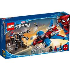 Lego venom LEGO Marvel Spider-Man Spiderjet vs Venom Mech 76150