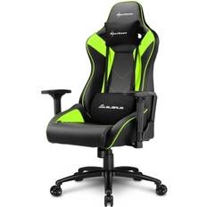 Sillas de juego Sharkoon silla gaming elbrus 3 negro verde